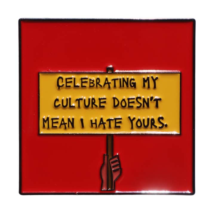 Celebrating My Culture Pin for wholesale by CIK Apparel