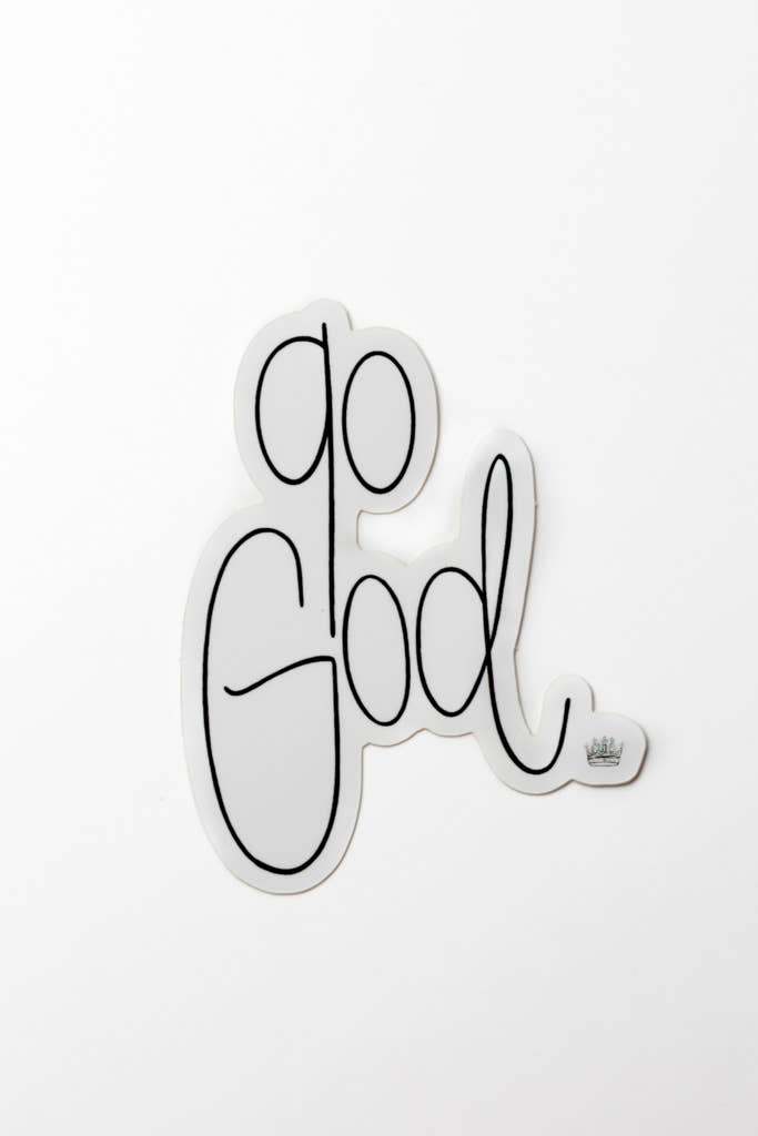 Crowned Free - Wholesale Sticker - Go God Decal1