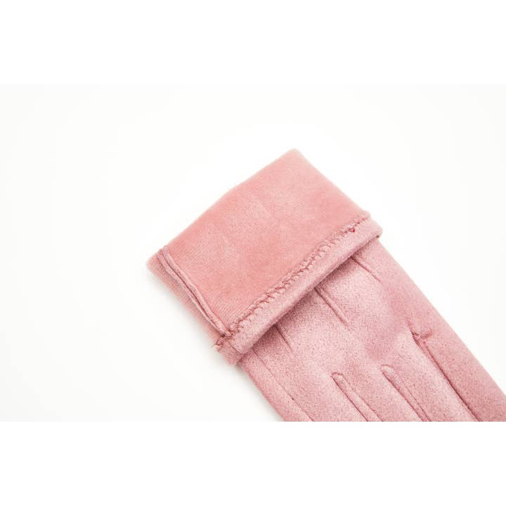 Aavion – wholesale Gloves – Women's – Women's Touchscreen Faux Suede Gloves – Classic Solid Color5