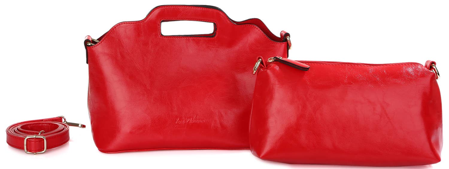 INES DELAURE – wholesale Top handle bag – women's – “Two in one” handbag21