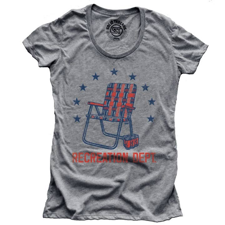 Camiseta del Departamento de Recreación Mujer para venta al por mayor de Solid Threads
