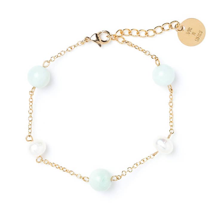 Bracelet grande Massalia bleu pour la vente par Jour De Mistral