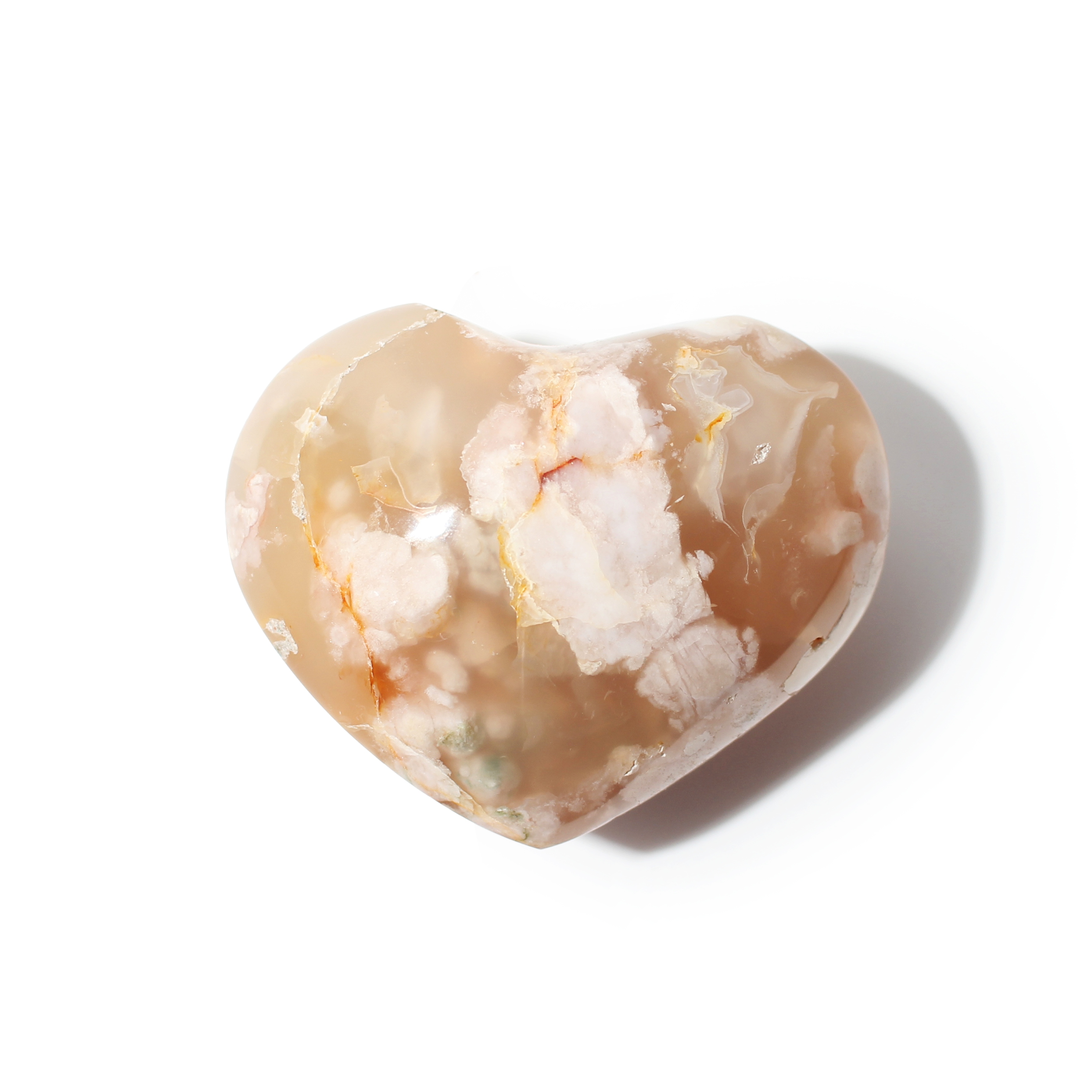 Stonebridge Imports - Wholesale Spiritual Stone/Crystal - Flower Agate Heart2