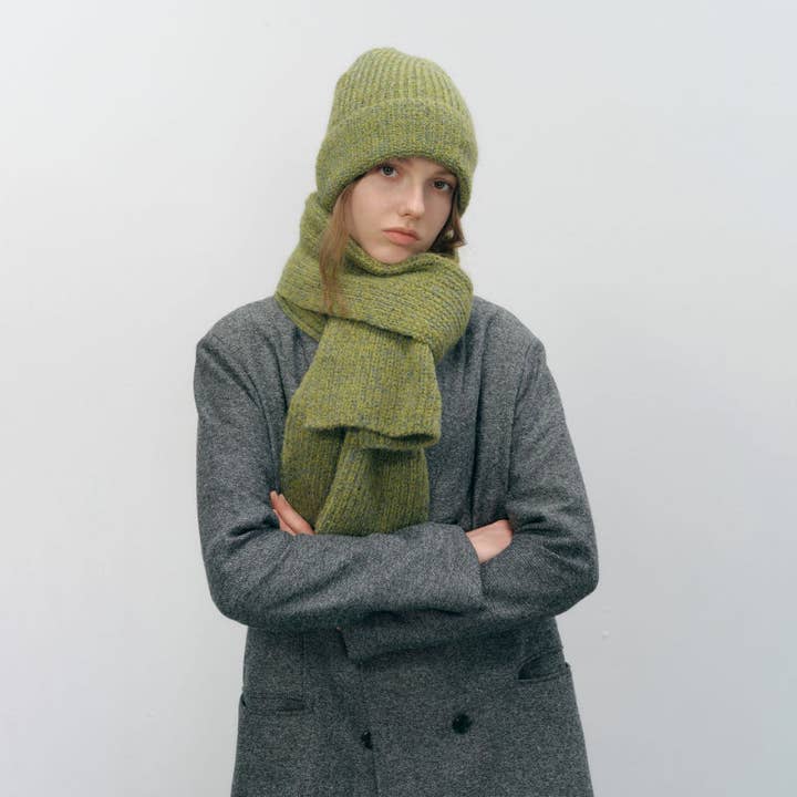 Dipped Shop - Wholesale Beanie - Women's - 2+ Solid Color Knit Scarves Hats DPKS09015