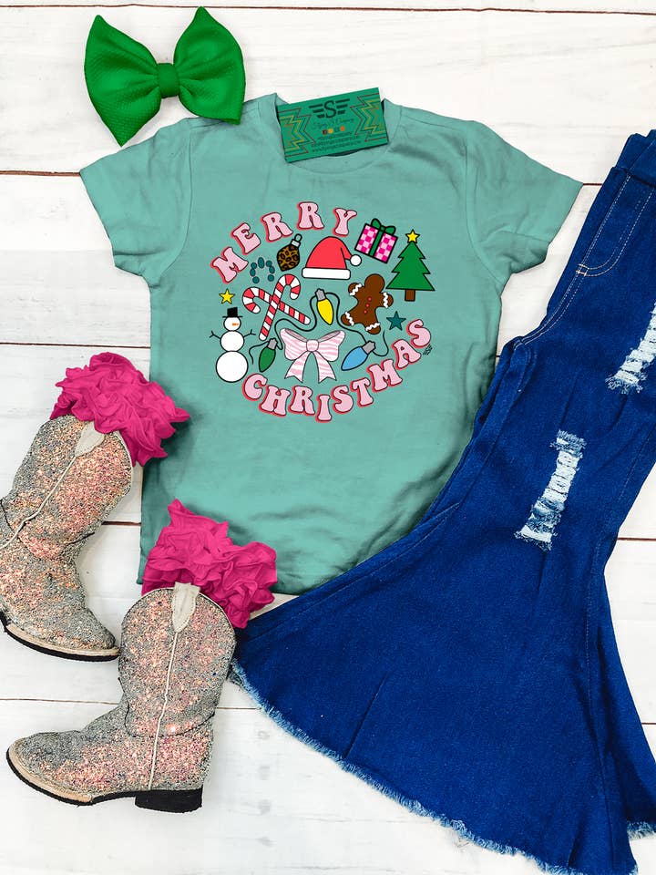 Maglietta Elemento Natalizio per Bambini per la vendita all'ingrosso da parte di Flying S Company