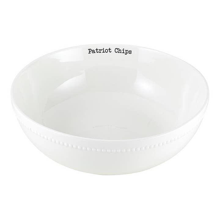 Chip Bowl - Patriots for wholesale by 47th & Main (Creative Brands)