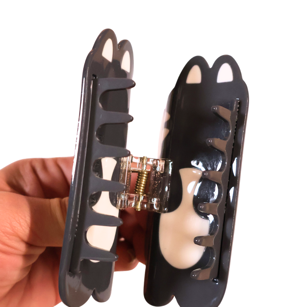 Kitt & Bunn Supply Co. - Wholesale Hair Clip - Women's - Lazy Cat Hair Claw Clip Accessory2