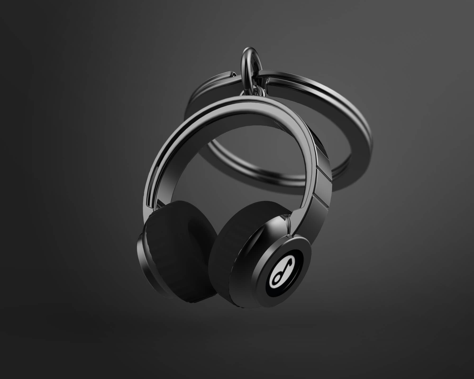 Anew International Corp. - Wholesale Keychain - Unisex - HEADPHONE KEYRING (BLACK)2