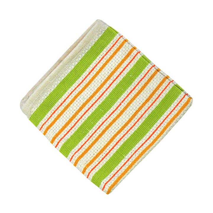 Dish Cloth - Green Stripe for wholesale by Accent Linen