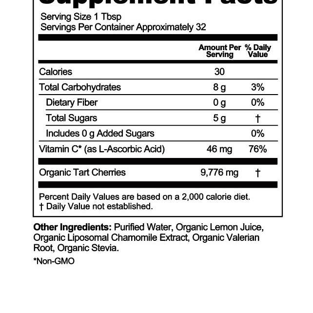 Rowe Casa Organics - Wholesale Oral Supplement/Vitamin - TART CHERRY SLEEP SUPPORT | 16 Oz