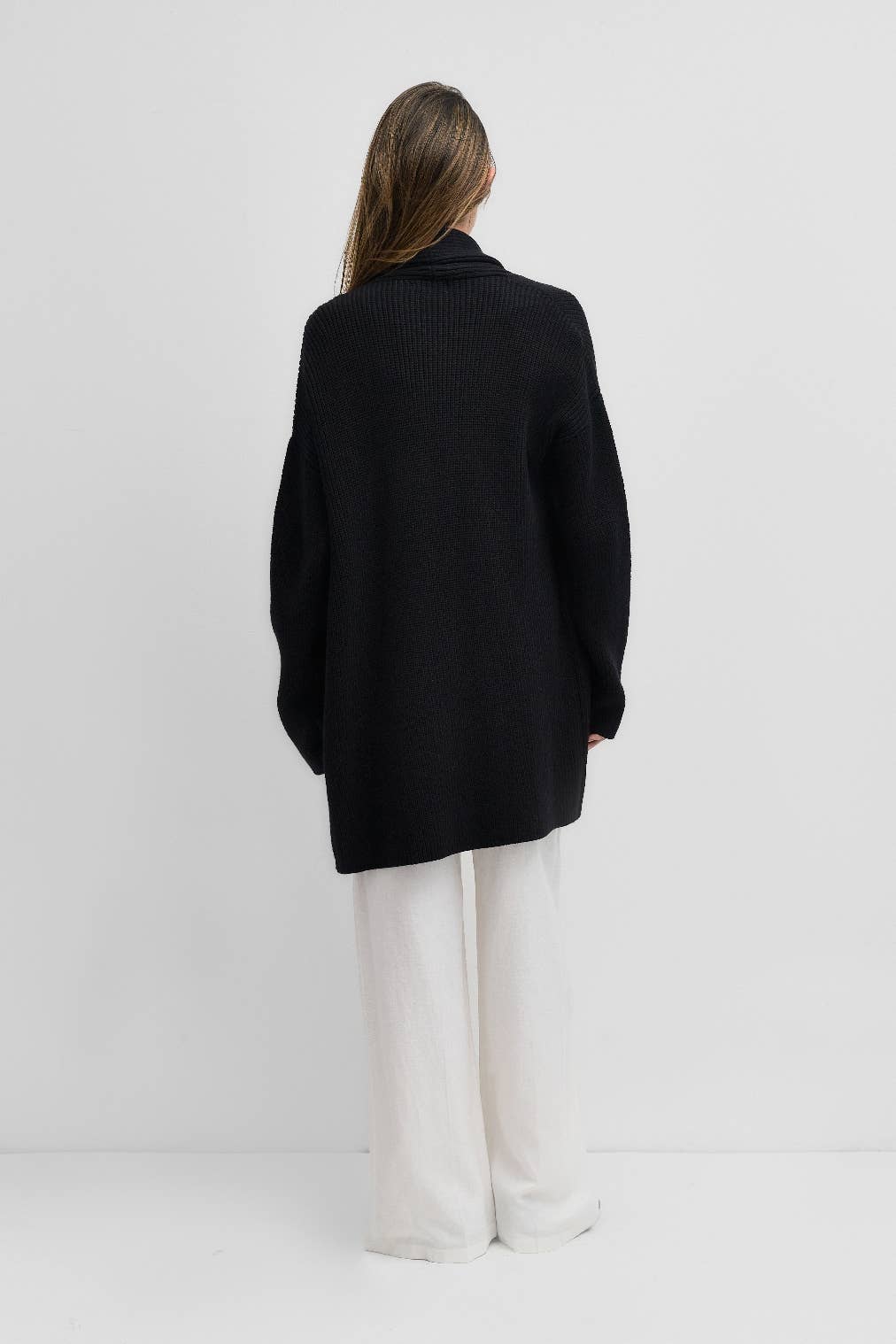 MOD REF - Vente Cardigan – femme - Le Cardigan Lynn | Cardigan à Col Châle Oversize1