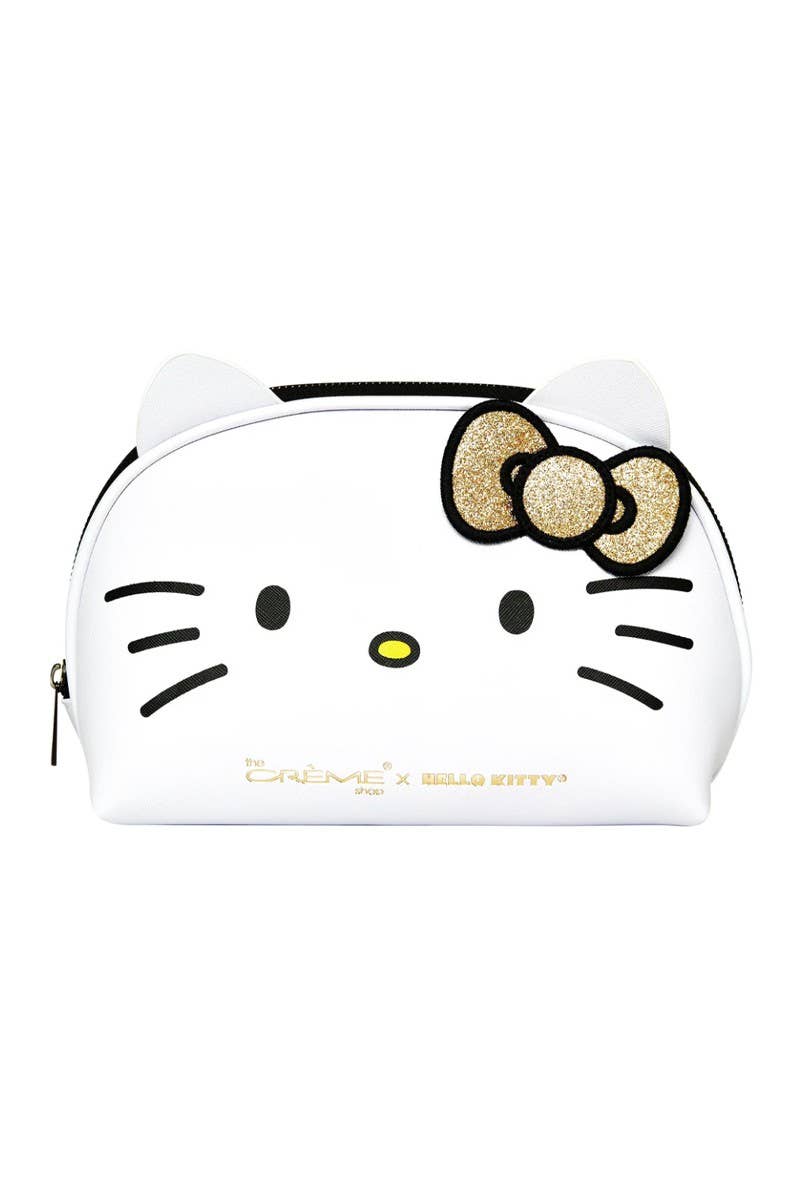 TCS HKB00116 Hello Kitty Golden Icon HOLIDAY Makeup Pouch -4