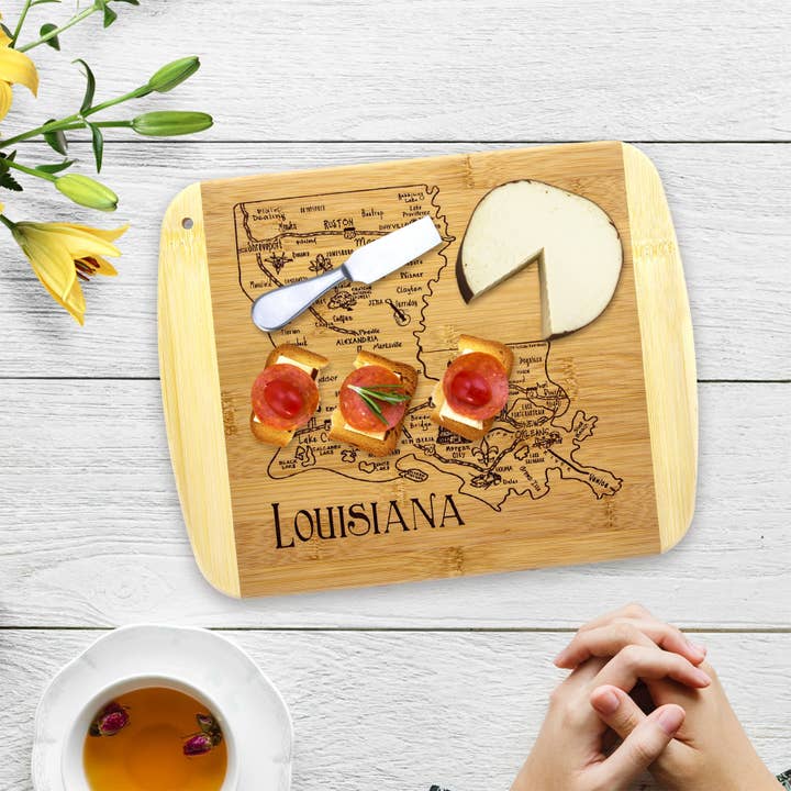 Totally Bamboo - Wholesale Cutting Board - A Slice of Life Louisiana Cutting & Charcuterie Board