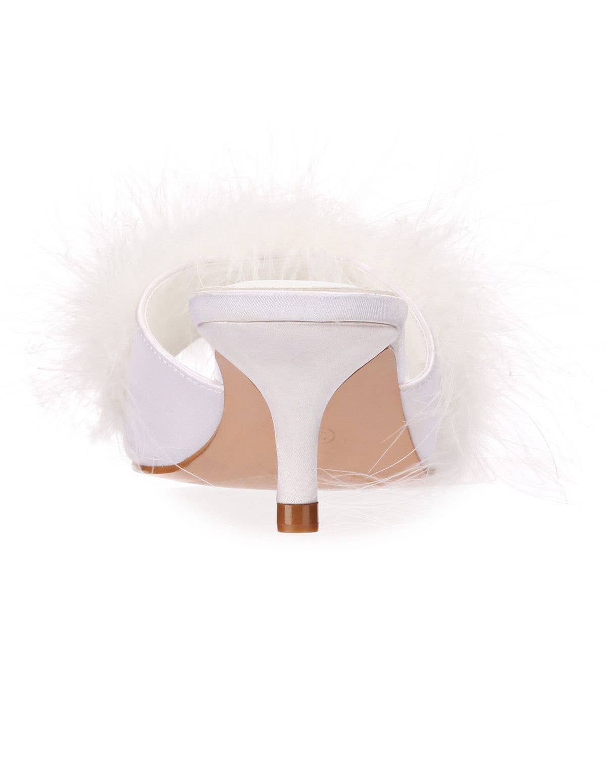 Infinity Classics International Inc. - Wholesale High Heels - Women's - Women's Mona Marabou Hard Sole Slender Heel Slipper9