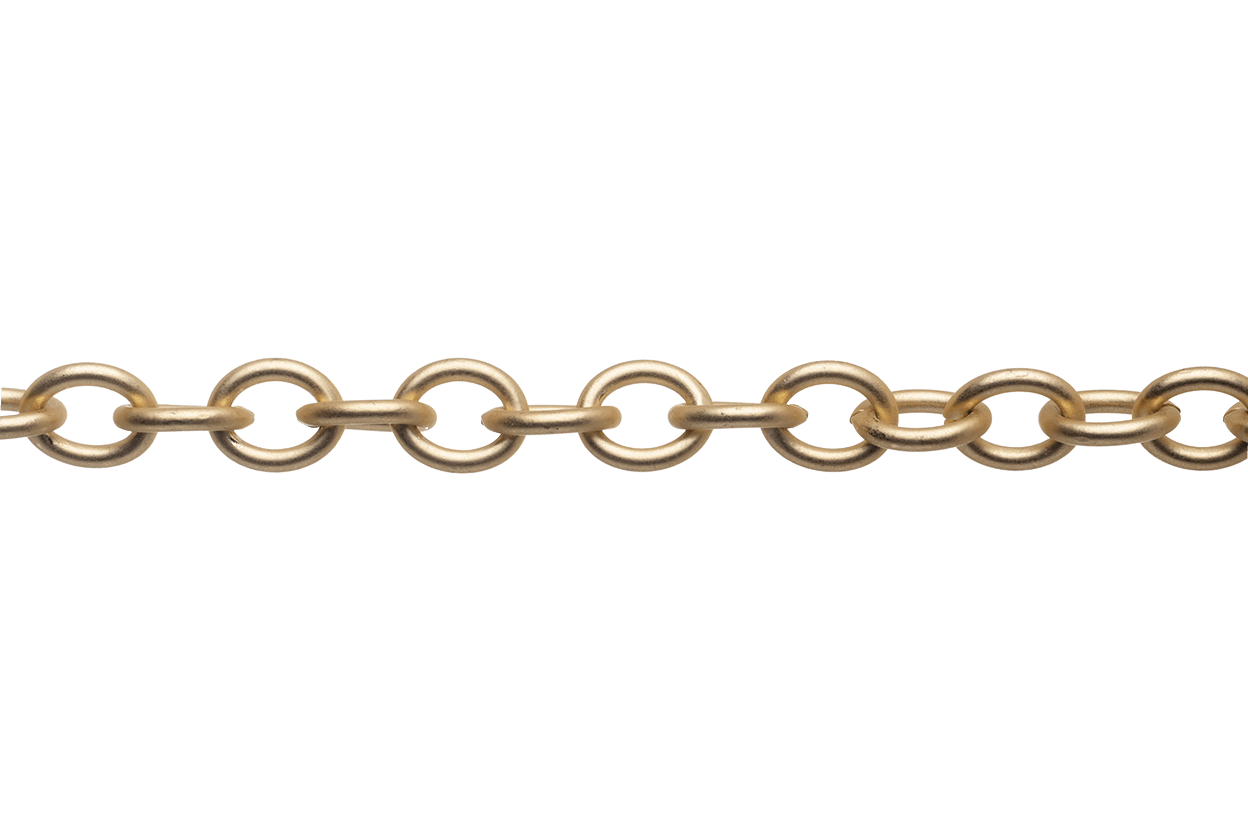 Continental Beads - Wholesale Craft Supplies - Oval Cable Chain 7mm x 5.8mm available in Multiple Colors sold by the Foot - CH 26098