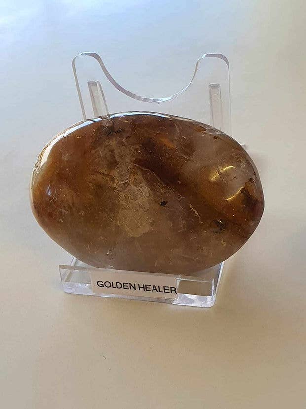 Crystal Cove Minerals - Vendita all'ingrosso Pietra/cristallo spirituale - Palma in cristallo Golden Healer1