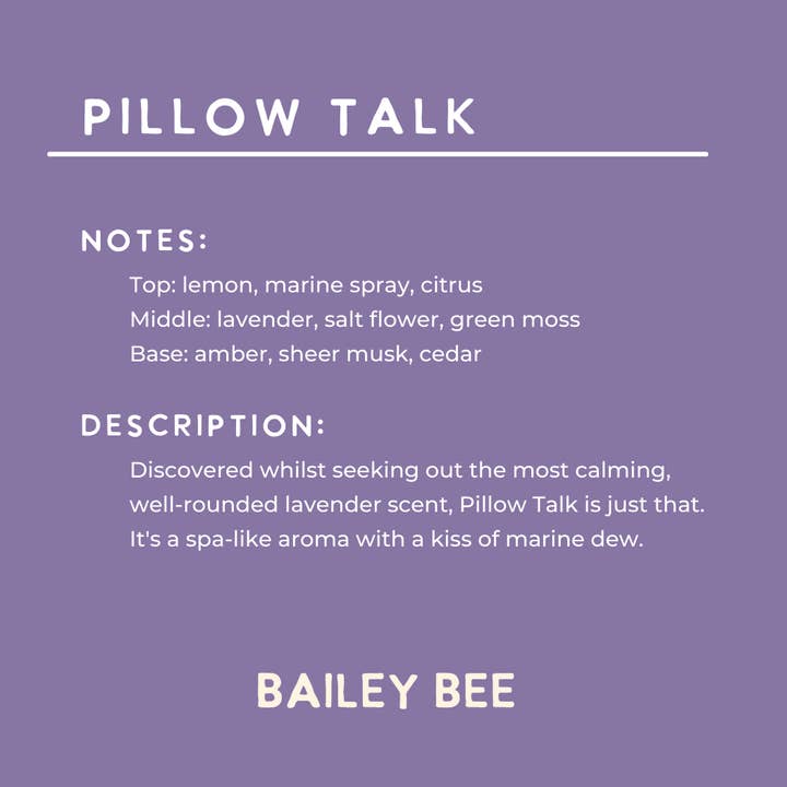 Bailey Bee - Wholesale Room & Linen Spray - Pillow Talk | Room + Linen Spray3