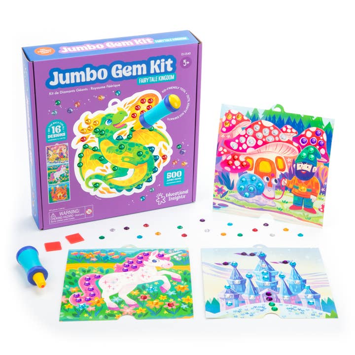 Jumbo Gem Fairy Tale Kingdom Craft Kit and other Purchase Wholesale gem art. Free Returns & Net 60 Terms on Faire trending on Faire.