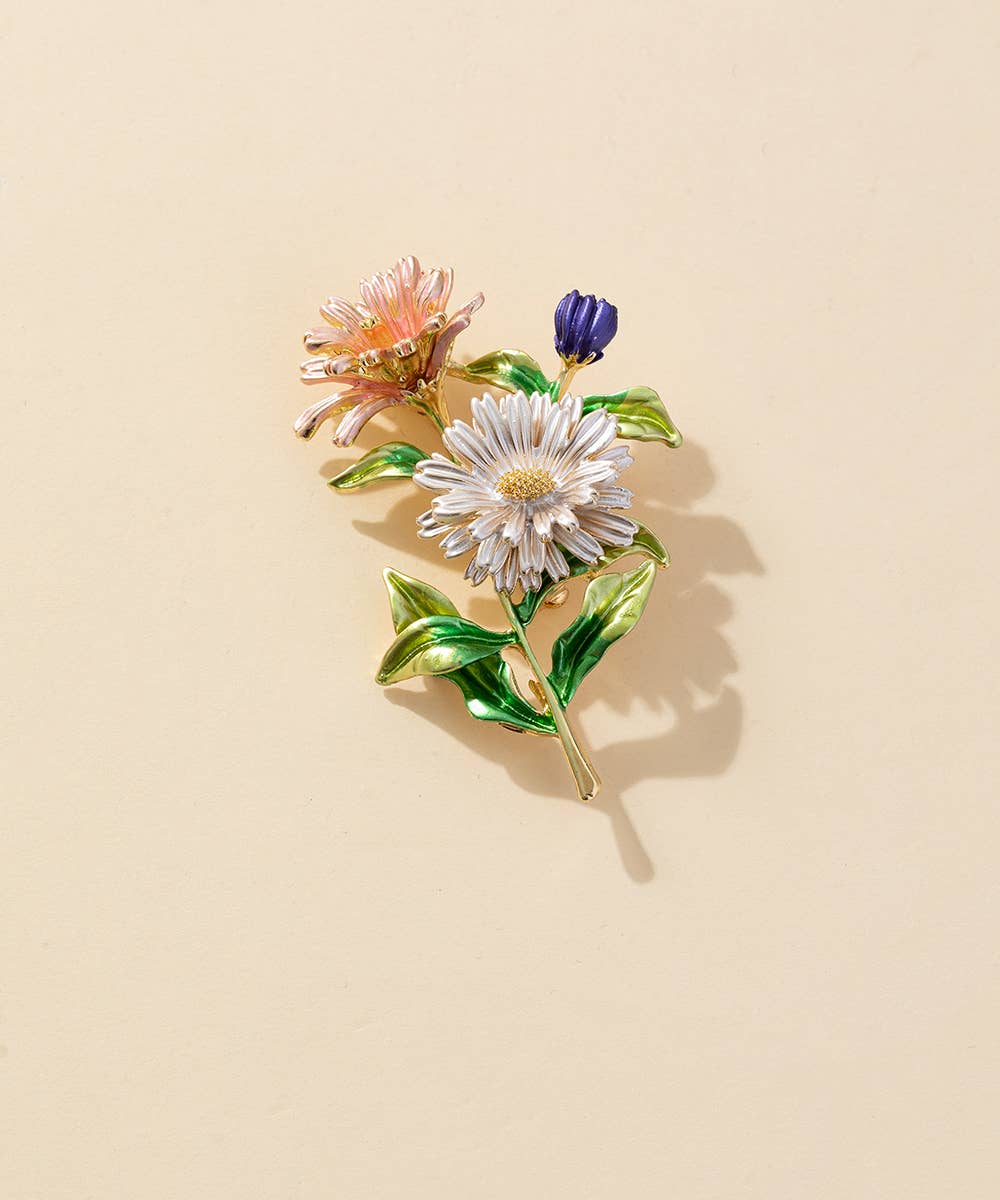 Blossom bijoux - Wholesale Brooch - Fantasy brooch 24PEBRO001