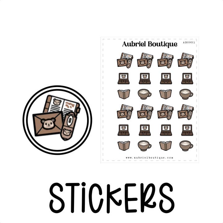 NUMÉRIQUE - AMOUREUX DE LA PAPETERIE - AB0951 pour la vente par AubrielBoutique