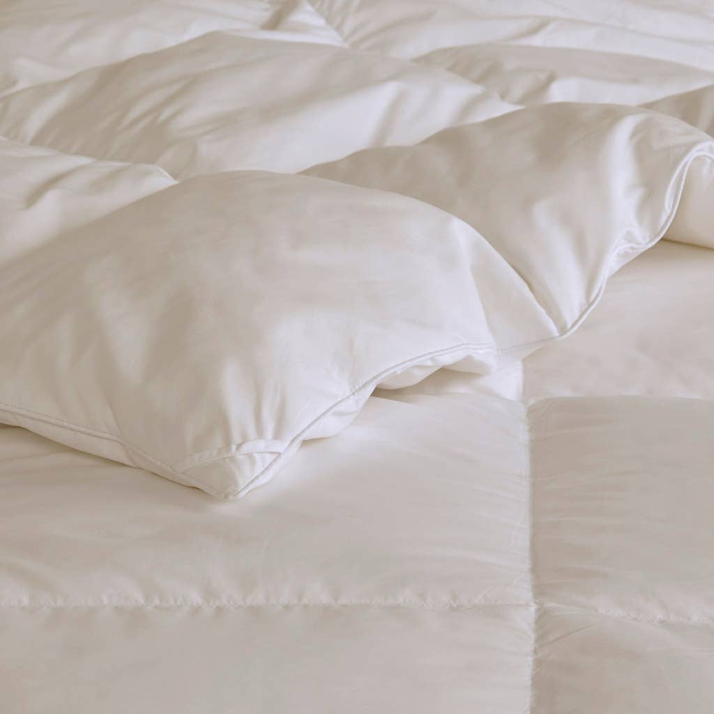 Olliix - Wholesale Down Comforter - Quilted Goose Feather and Down Oversize Comforter, Cream9