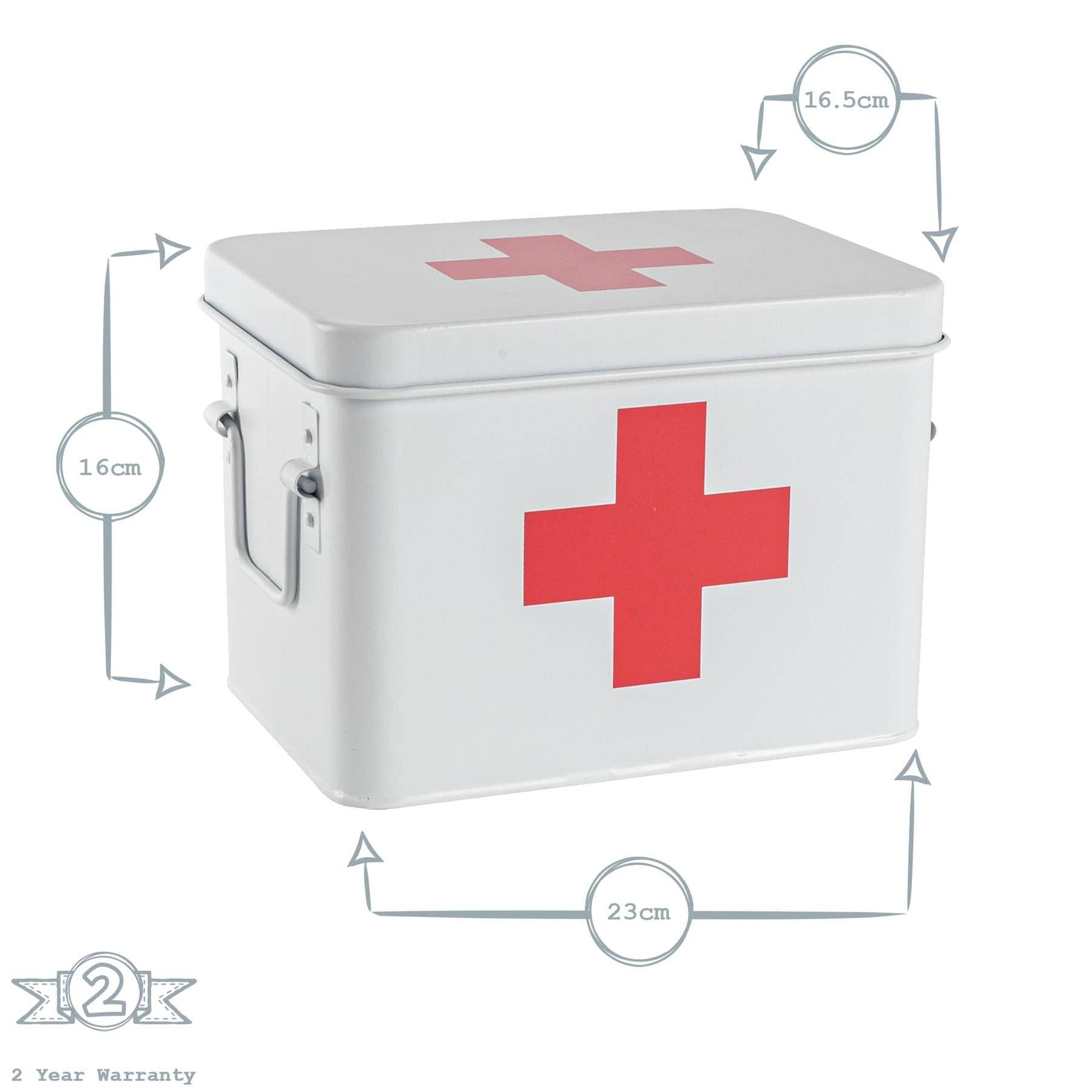 Rinkit Ltd - Wholesale First Aid Kit - Harbour Housewares First Aid Storage Canister - White2