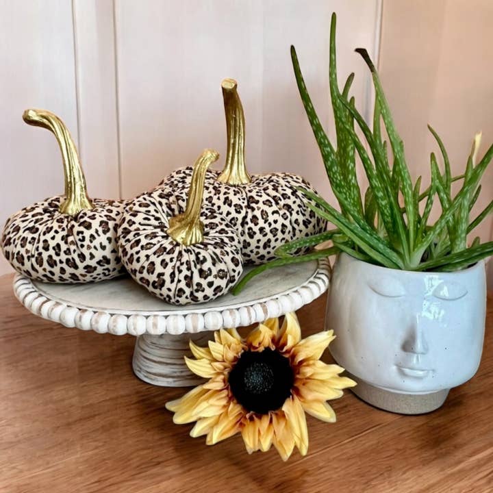 Leanne Bruce Co. - Wholesale Decorative Tabletop Object - Fabric Pumpkin Sets/3 Fall to Summer Home Decor <Limited>