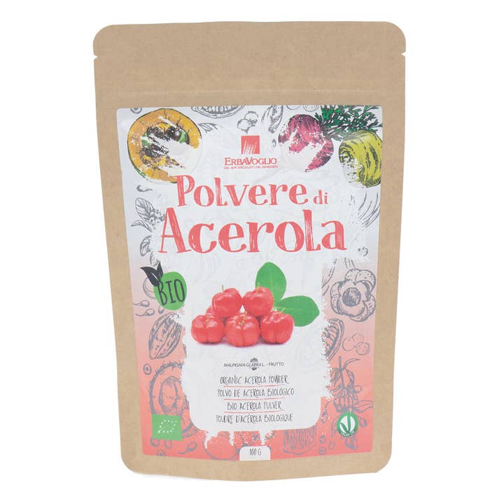 Organic Acerola powder for wholesale by Erbavoglio