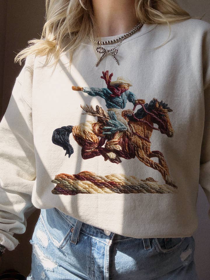 BUCKIN YARN, YEAH for wholesale by The Walking A