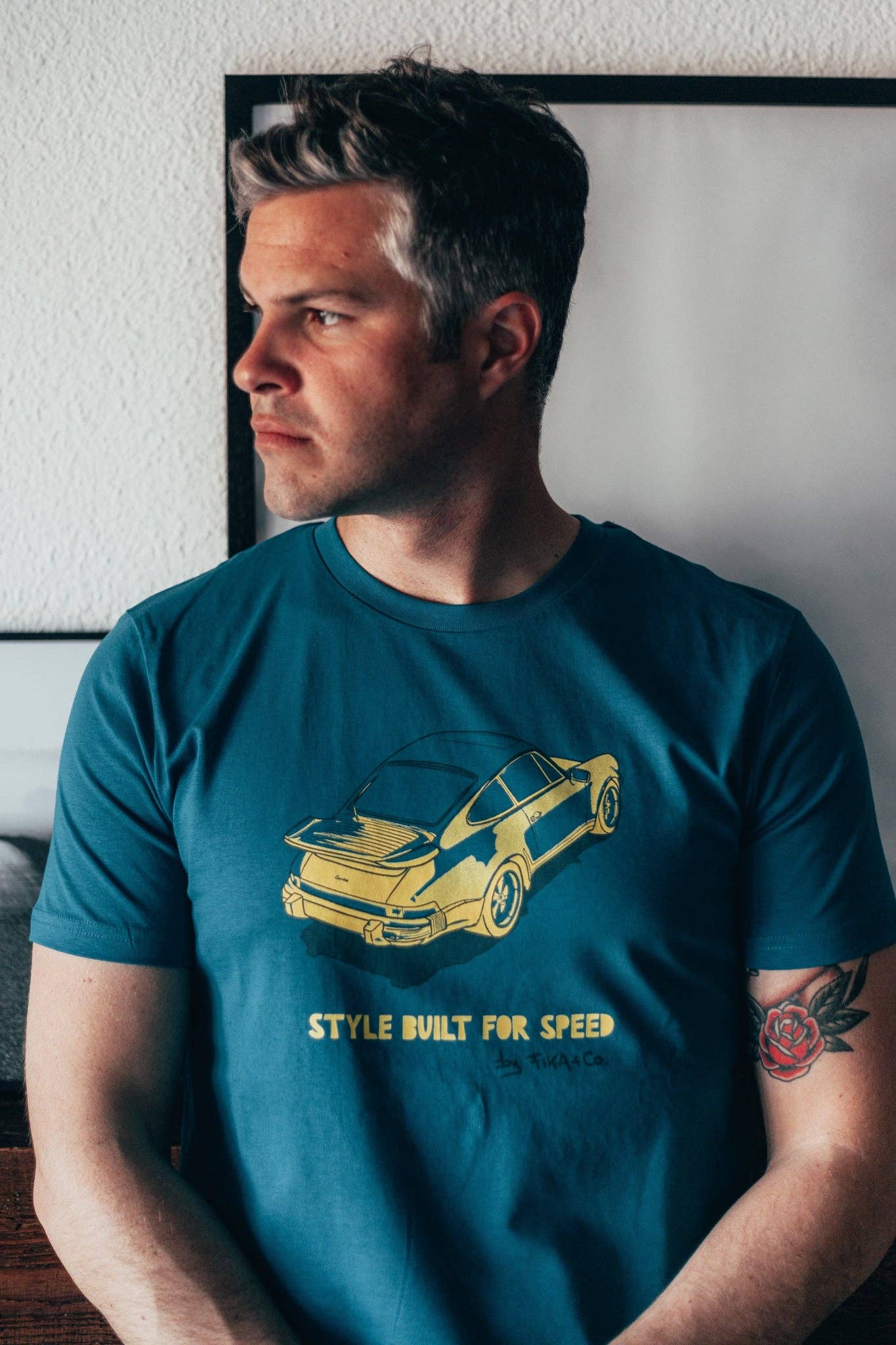 FIKANDCO – wholesale T-shirts med screentryck – Herr – T-shirt Style Built for Speed0