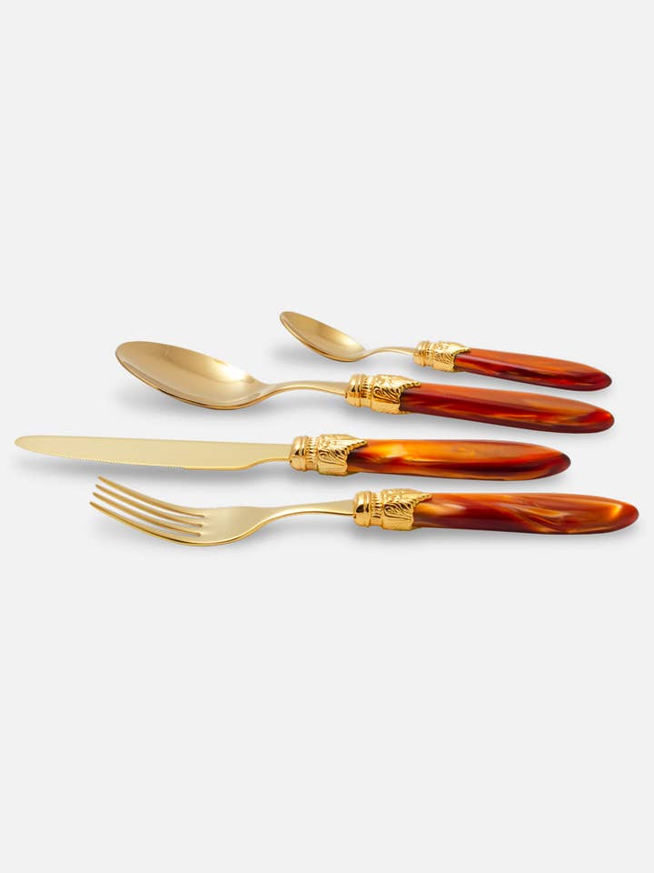 Laura Oro Set 24 Pièces Table, Standard pour la vente par Rivadossi Sandro