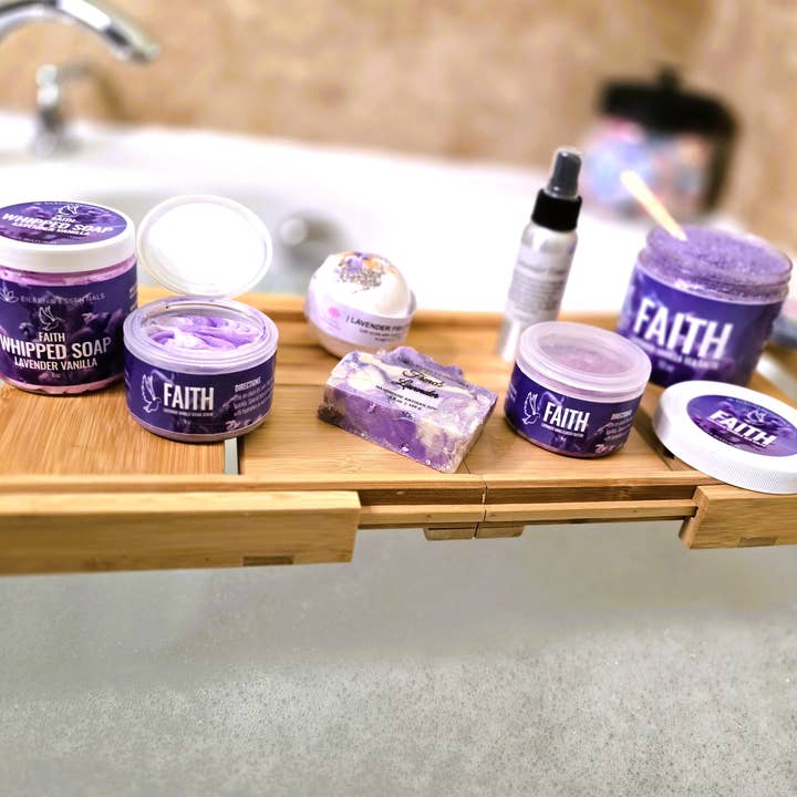The Ultimate Spa Gift Set; "FAITH" (Lavender & Vanilla) for wholesale by Eileen's Essentials, llc