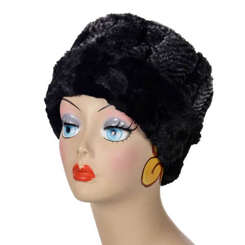 PANDEMONIUM - Wholesale Cloche Hat - Women's - Cuffed Pillbox, Reversible - Two-Tone8