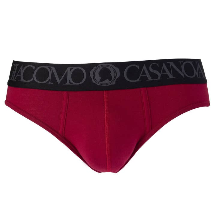 Cueca - Bordô/Preto Ref. 0001D por atacado de Giacomo Casanova Style