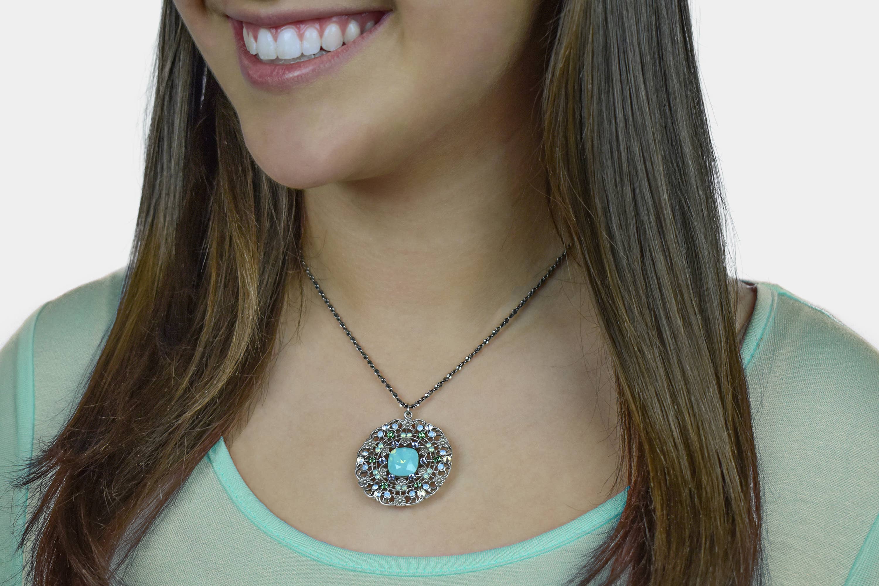 Anne Koplik Designs, Inc. - Wholesale Pendant/Charm Necklace - Peyton  Crystal Necklace1