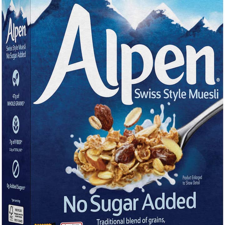Alpen Muesli No Sugar Added Cereal, Heart Healthy Cereal for wholesale by EVA Group
