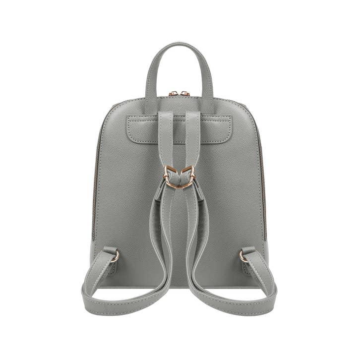 ACACIA(Formerly OLA) - Wholesale Backpack – Women's - Violet Grey Backpack with Gold Hardware3