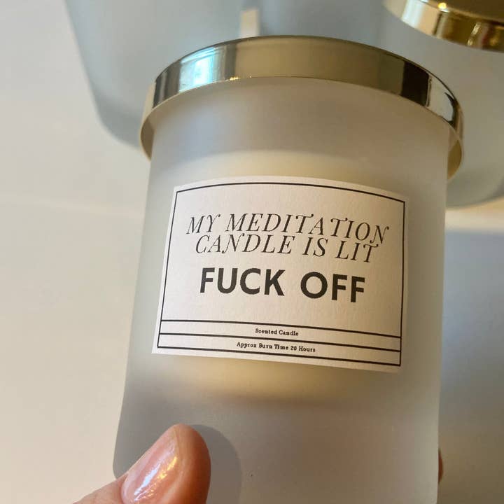 Funny Meditation Candle/ Funny Candles / Funny Gifts/ Birthday Gifts for wholesale by Giftieness