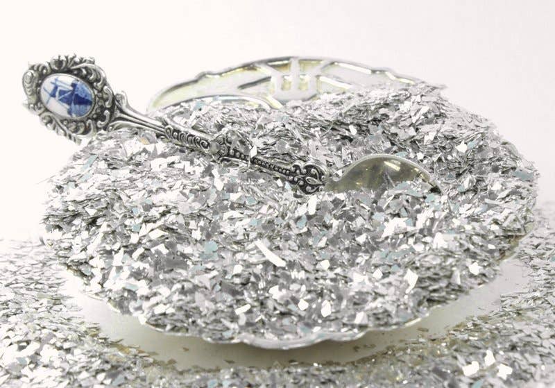 Silver German Glass Glitter - Real Super Shard Glitter for wholesale on Faire3