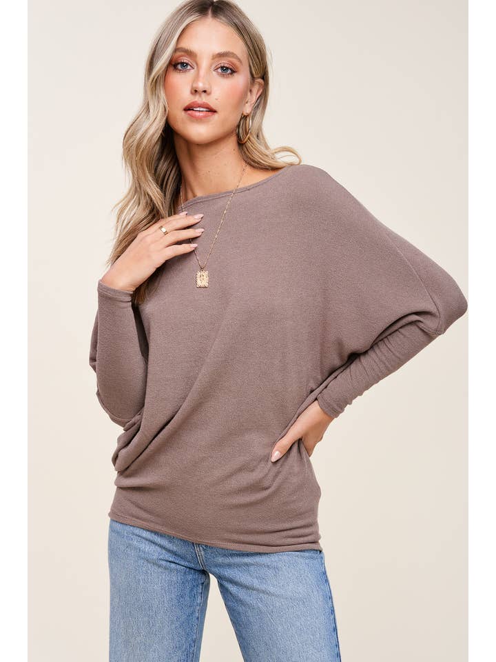 Charlotte Avery - Wholesale Blouse - Women's - Signature Crepe Hacci Dolman Essential11