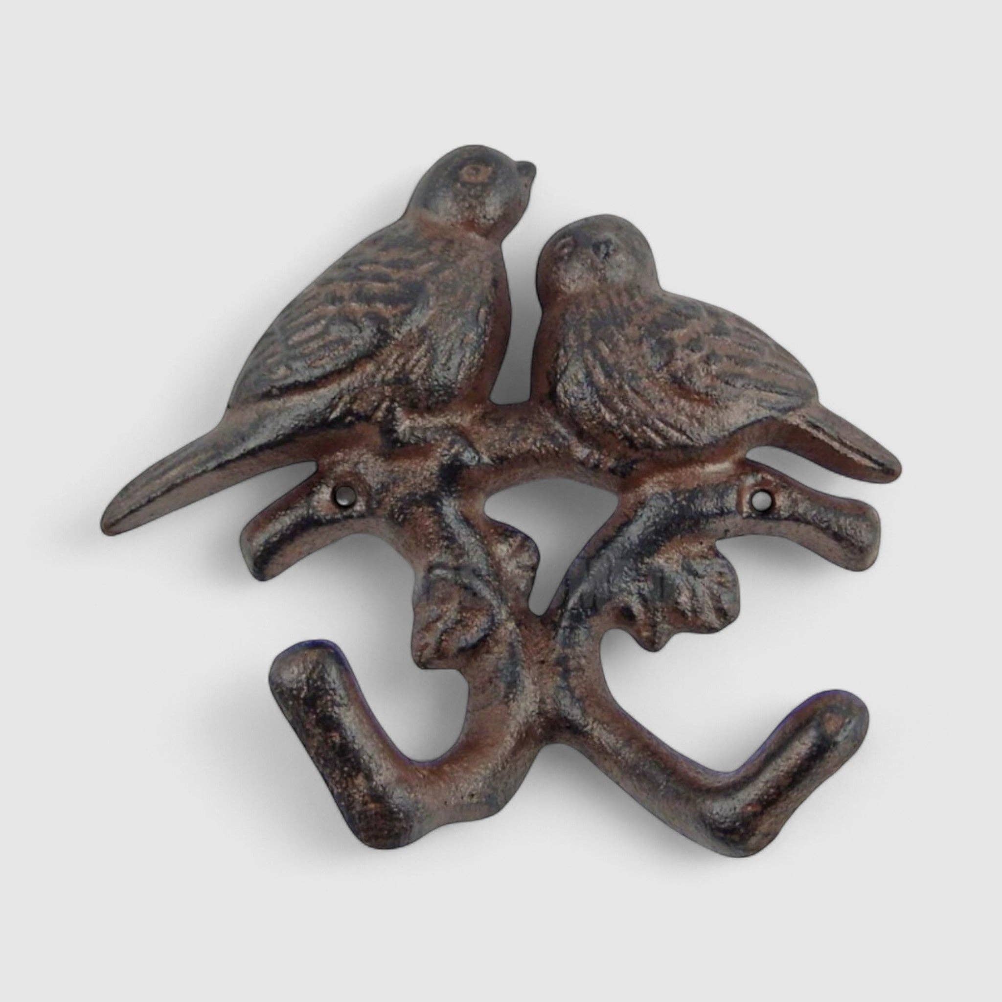 Iron & Blossom - Wholesale Wall Hook - Decorative Cast Iron Birds Hook, Rustic Nature-Themed Wall Organizer1
