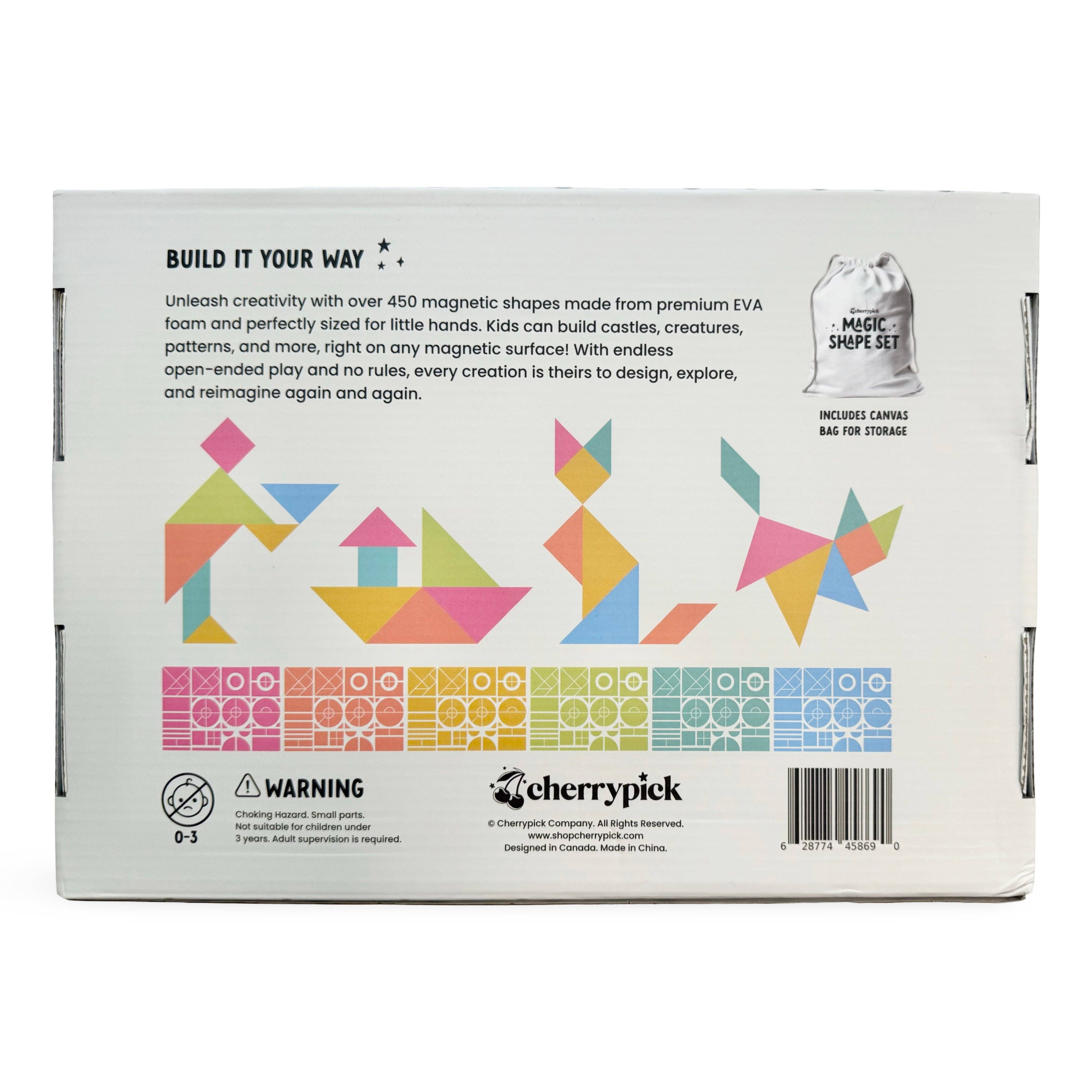 Cherrypick - Wholesale Building Set - Kids - Magic Shape Set - Soft Foam Magnetic Shapes for Building and Play3
