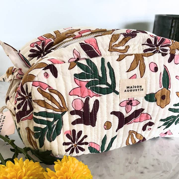 Maison Augustin - Wholesale Toiletry Bag - Women's - Matis Coral Toiletry Bag