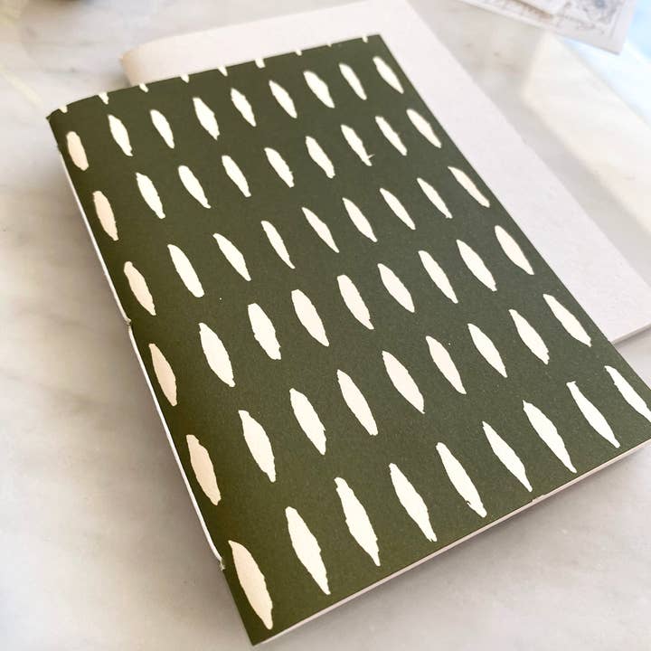 PAPERCROWN NI - Wholesale Notebook - Traveler's Notebook Passport Inserts - Green Patterned1