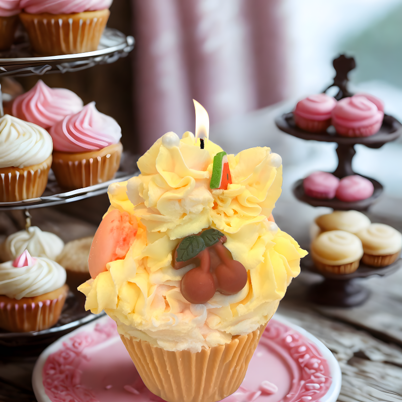 Nefer Designer Candles & Home Decor - Wholesale Novelty Candle - Cupcake Wish Candles |  A Whirl of Sweet & Dreamy Scents0