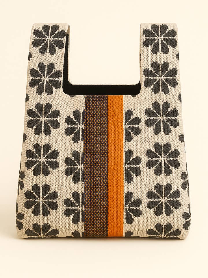 Heritage Bloom - Knitted bag for wholesale by TOKEII LTD