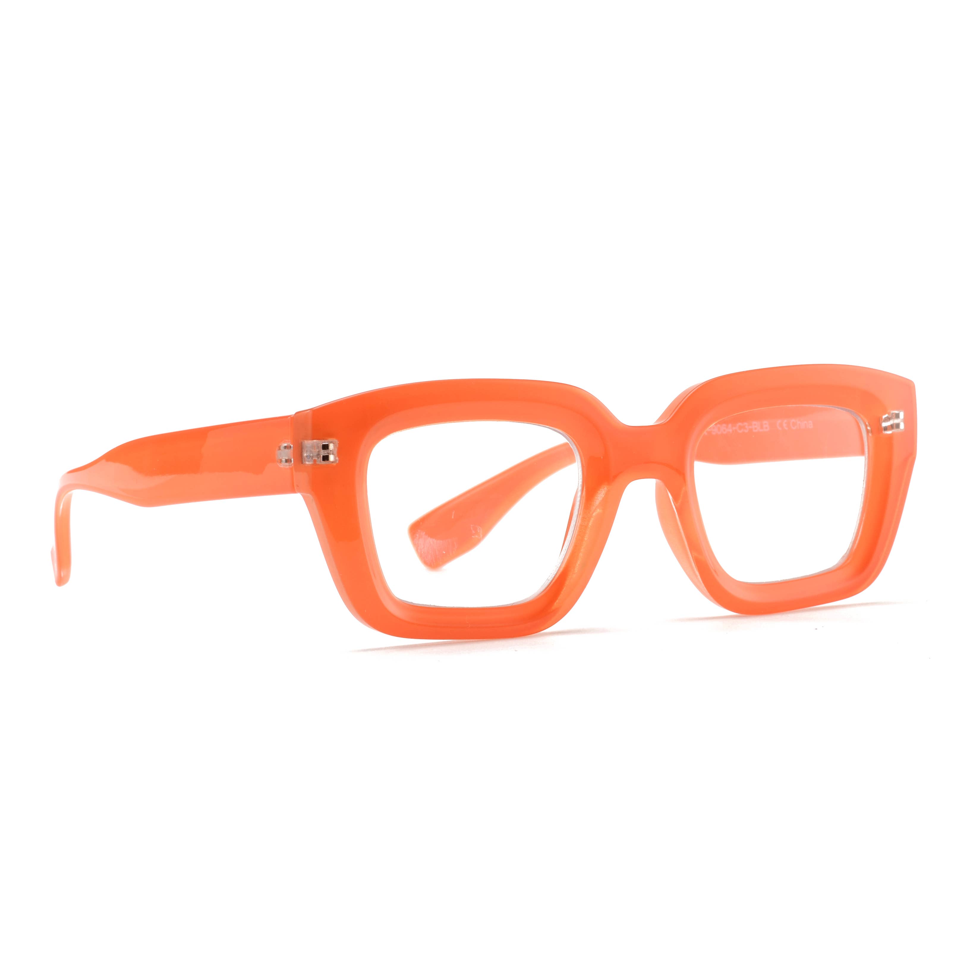 Ryan Simkhai Eyeshop - Wholesale Eyeglasses - Unisex - OWEN | Transparent Orange | Blue Light2