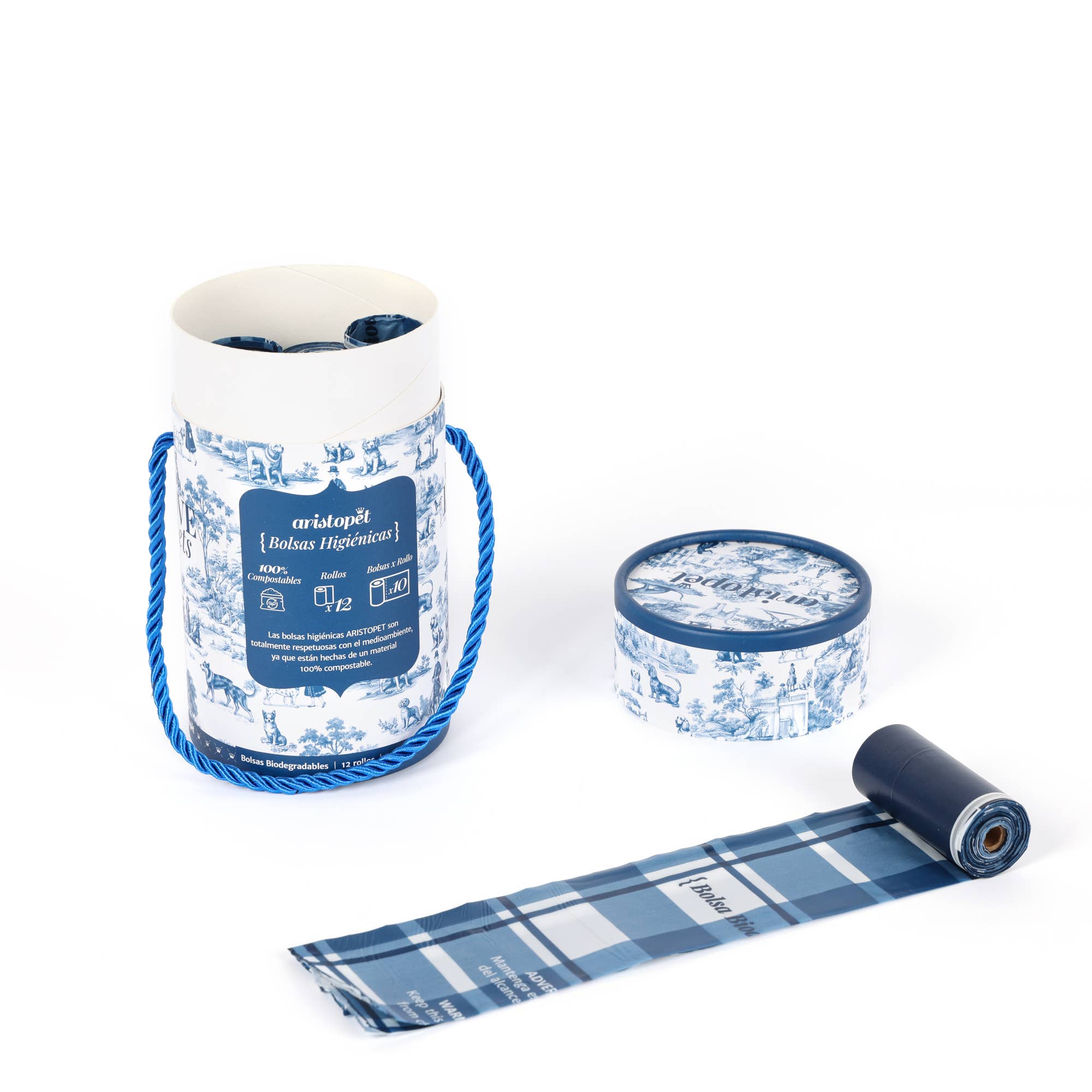 ARISTOPET - Wholesale Pet Poop Bag - COMPOSTABLE POOP BAG FOR DOG BLUE22