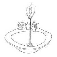 Brushtech - Wholesale Cleaning Brush - HAIR CATCHING & SINK OVERFLOW CLEANING BRUSH2