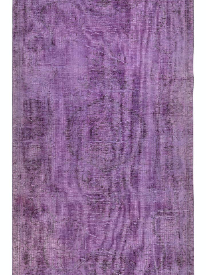 Tapete Contemporâneo Feito à Mão de 5x8,8 Pés em Cor Roxa por atacado de Rug Specialist LLC.